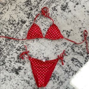 ASOS Red Polkadot Bikini